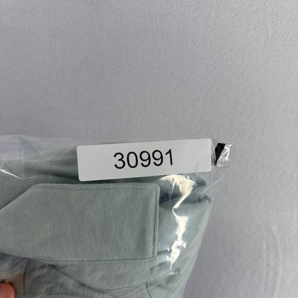 J Crew Polo Shirt men's Small Blue Slub Cotton Jersey Pocket Preppy Solid NEW - Picture 9 of 9